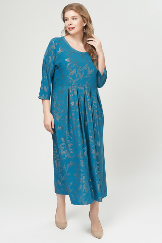 Платье 2005002/4 ( бирюза) (Олси, Москва) — размеры 66, 68