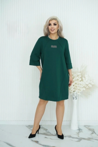 платье-туника "Мили" ( изумруд)