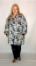 Плащ Графика штрихи Плащ Графика штрихи (Smart-Woman, Россия) — размеры 3XL, 5 XL