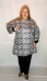 Плащ Графика цветы Плащ Графика цветы (Smart-Woman, Россия) — размеры 3XL, 5 XL