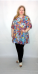 Туника "Классика лето " ( цветы) (Smart-Woman, Россия) — размеры 64-66, 68-70, 72-74, 76-78, 80-82