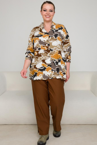 Блуза ФИНИФТЬ (ОК24-109) (TERRА XL, Москва) — размеры 60-62, 64-66, 68-70, 72-74